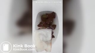 showing the results in toilet