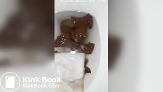 showing the results in toilet