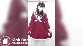 Cute Japanese Girl Enema and Poop