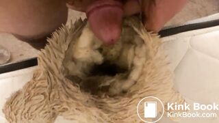 Bunny Plush gets piss