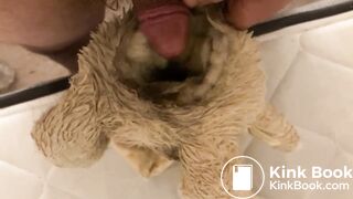 Bunny Plush gets piss