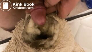 Bunny Plush gets piss