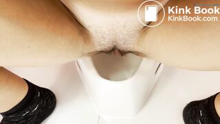 Polish girl shit into potty 10