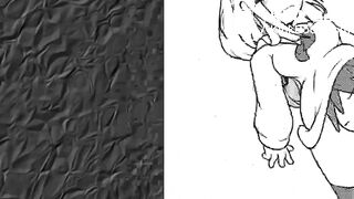 cute girl farting poop anime