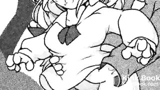 cute girl farting poop anime