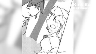 cute girl farting poop anime