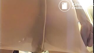 Remastered Skirtzy in white sheer panties