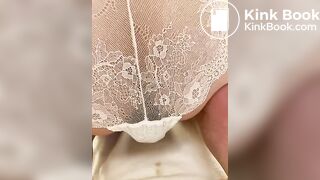 Honey likes to stool in her underwear.