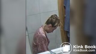 Girl diarrhea toilet - video 6