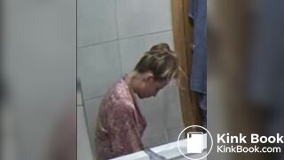 Girl diarrhea toilet - video 6