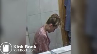 Girl diarrhea toilet - video 6