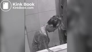 Girl diarrhea toilet - video 6