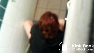 Red hair pooping