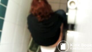 Red hair pooping