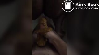 Ebony bbw gassy poop