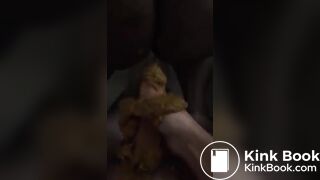 Ebony bbw gassy poop