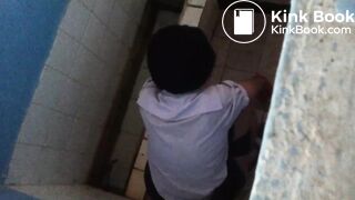 Thai Pooping At School Toilet