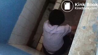 Thai Pooping At School Toilet
