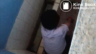 Thai Pooping At School Toilet