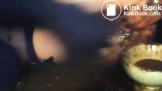 Babe shitting diarrhea and fingering asshole - video 2