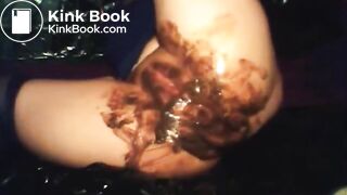 Babe shitting diarrhea and fingering asshole - video 2