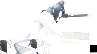 Great low angle panty pooping