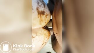 Shitty fuck in vagina and in ass