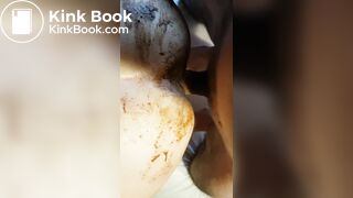 Shitty fuck in vagina and in ass