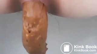 Poop on toilet - video 3