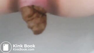 Poop on toilet - video 3