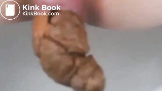 Poop on toilet - video 3