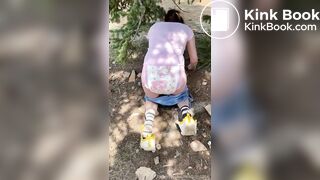 cute girl messing diaper - video 2