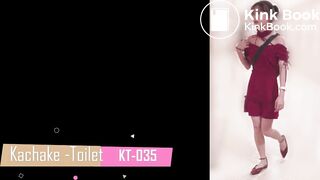 Very cute girl pooping voyuer