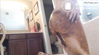 Cute Lady Panty Poop.