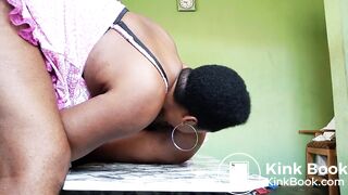 black lesbian pulls the shit out of her friend's ass