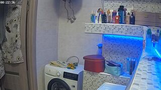 Woman pooping in Toilet 54