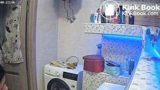 Woman pooping in Toilet 54