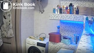 Woman pooping in Toilet 54