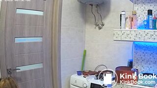 Woman pooping in Toilet 51