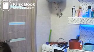 Woman pooping in Toilet 51