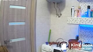 Woman pooping in Toilet 51