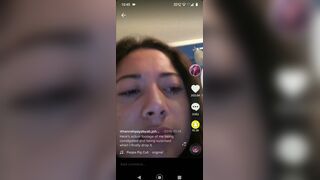 Constipated tiktok girl