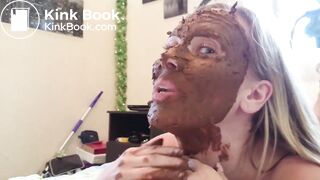 Brown wife - shit on self