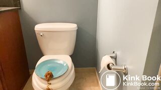 Phat ebony booty with messy soft serve