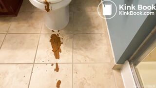 Phat ebony booty with messy soft serve