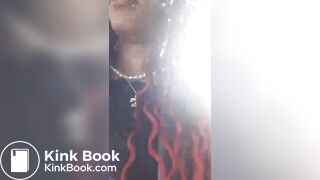 White leggings poop - video 3