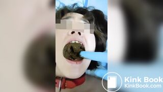 Asian scat slave - video 5