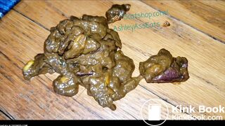 ASHLEYASSEATS MAKES SHIT SALSA ON SCAT SHOP