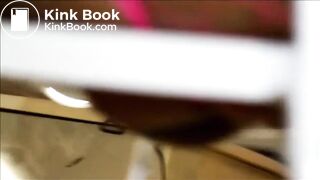 White man eats black woman's shit.