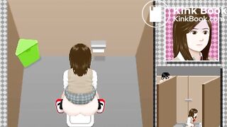 Japanese girl diarrhea and pee voyeur